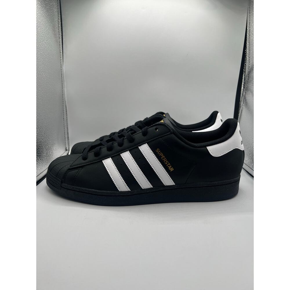 Adidas Superstar “Core Black White” size 12 men’s
